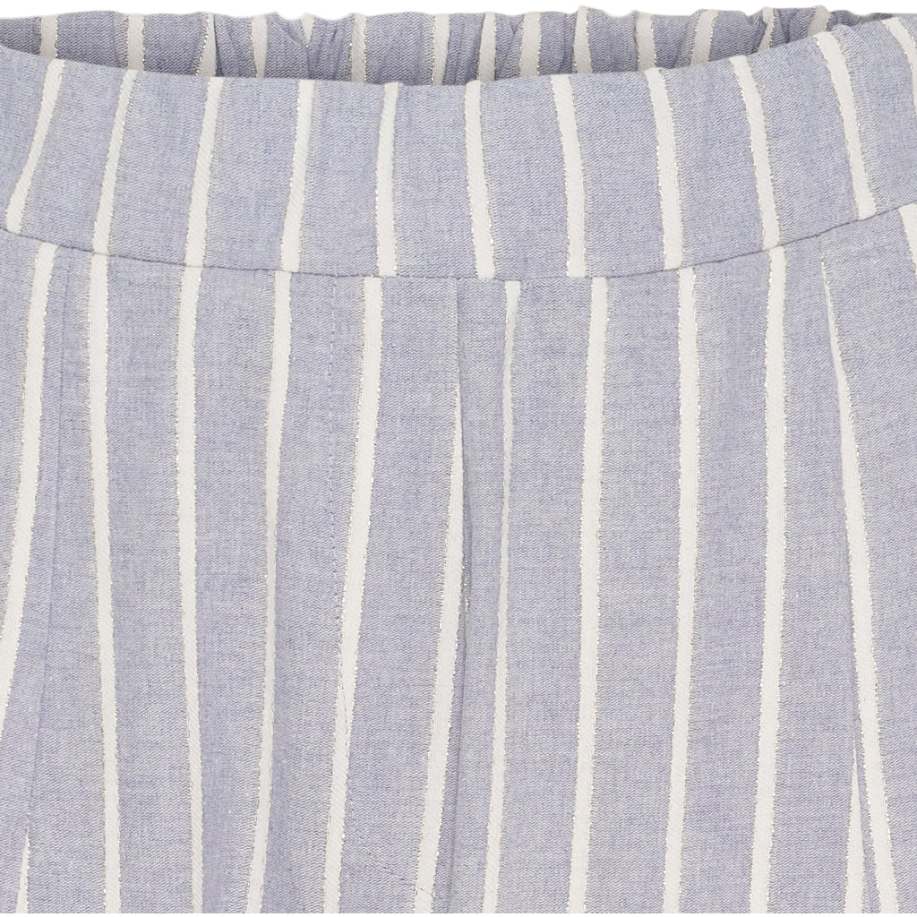 MARTA DU CHATEAU Marta du Chateau dam byxor MdcFausta 16635T Pant BlueStripeLurex900