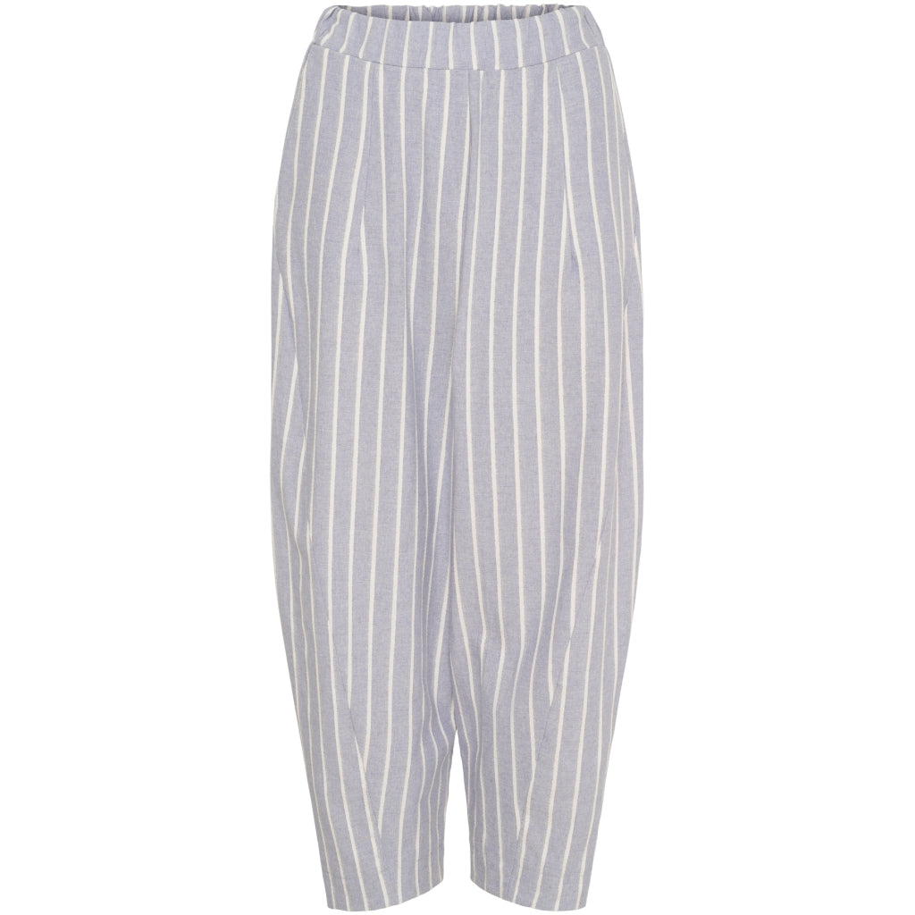 MARTA DU CHATEAU Marta du Chateau dam byxor MdcFausta 16635T Pant BlueStripeLurex900
