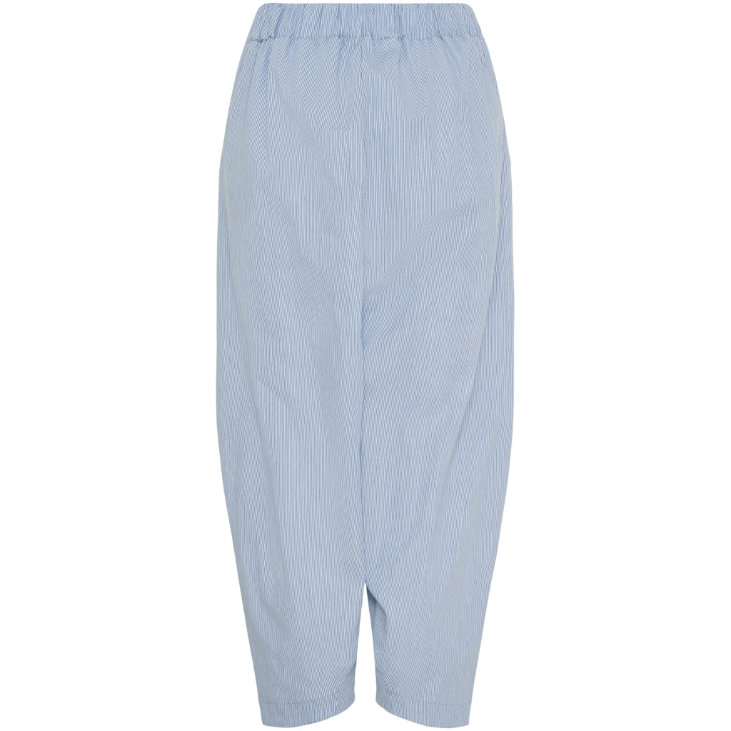 MARTA DU CHATEAU Marta du Chateau dam byxor MdcFausta 16635T Pant Light Blue Stripe