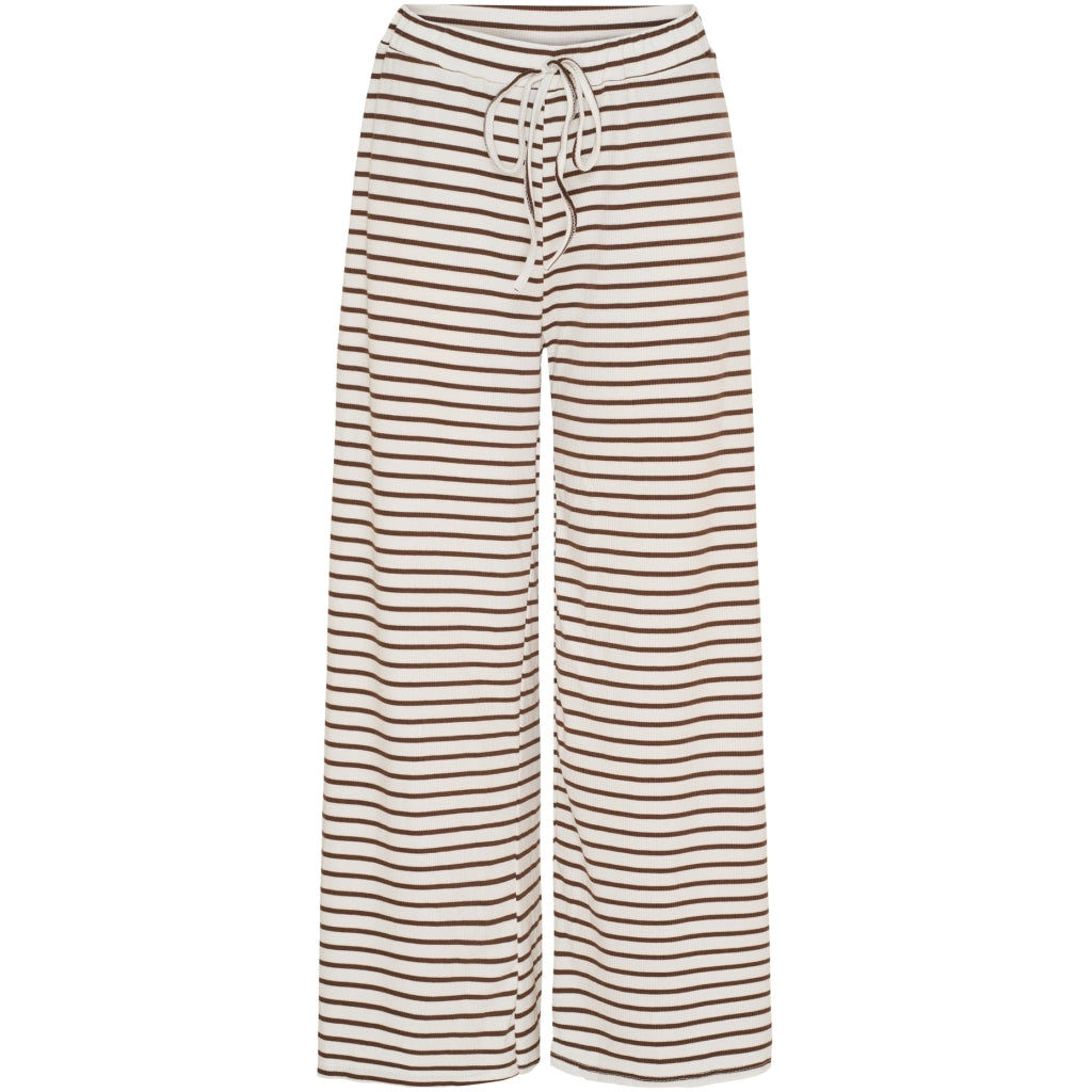 MARTA DU CHATEAU Marta du Chateau dam byxor MdcMireya 22611 Pant White/Brown Stripe