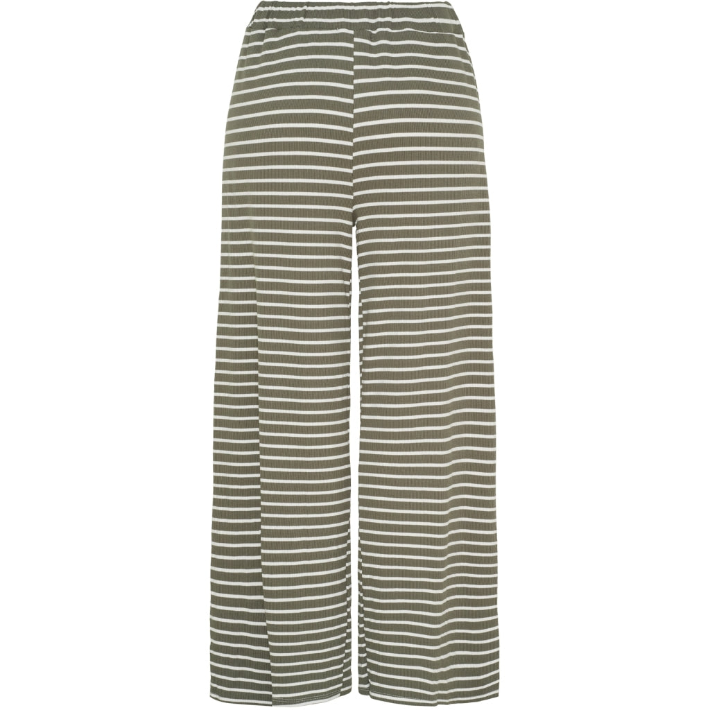 MARTA DU CHATEAU Marta du Chateau dam byxor MdcMireya 22611 Pant White/Military Stripe