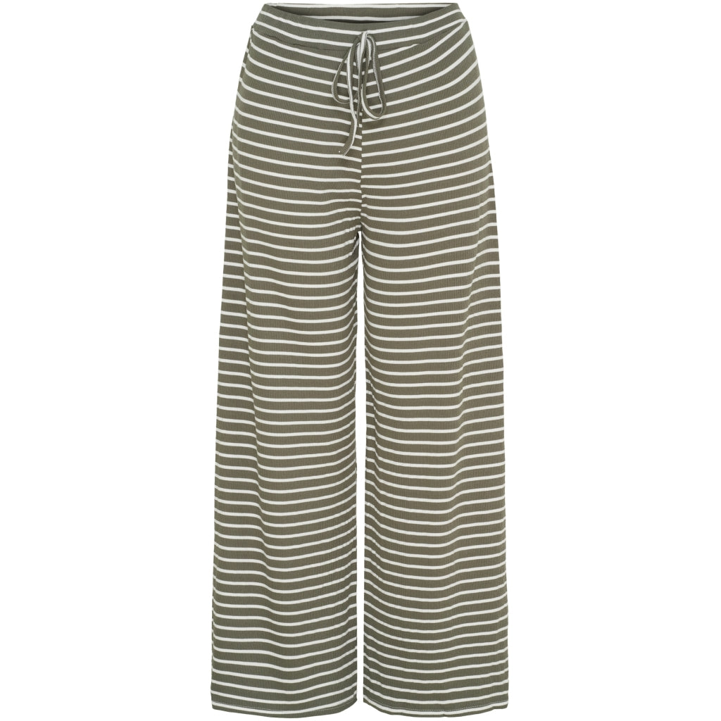 MARTA DU CHATEAU Marta du Chateau dam byxor MdcMireya 22611 Pant White/Military Stripe