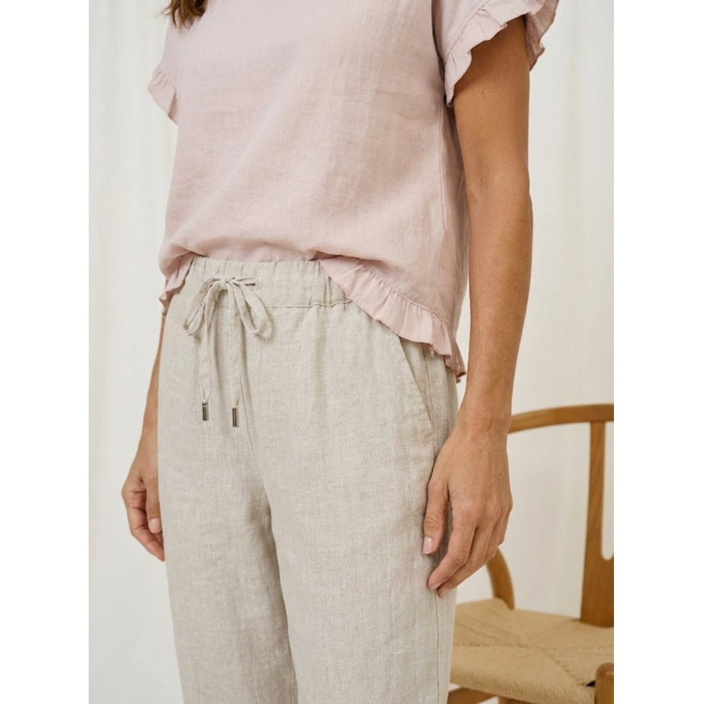 MARTA DU CHATEAU Marta du Chateau dam byxor MdcMiva 62657L Pant Sabbia