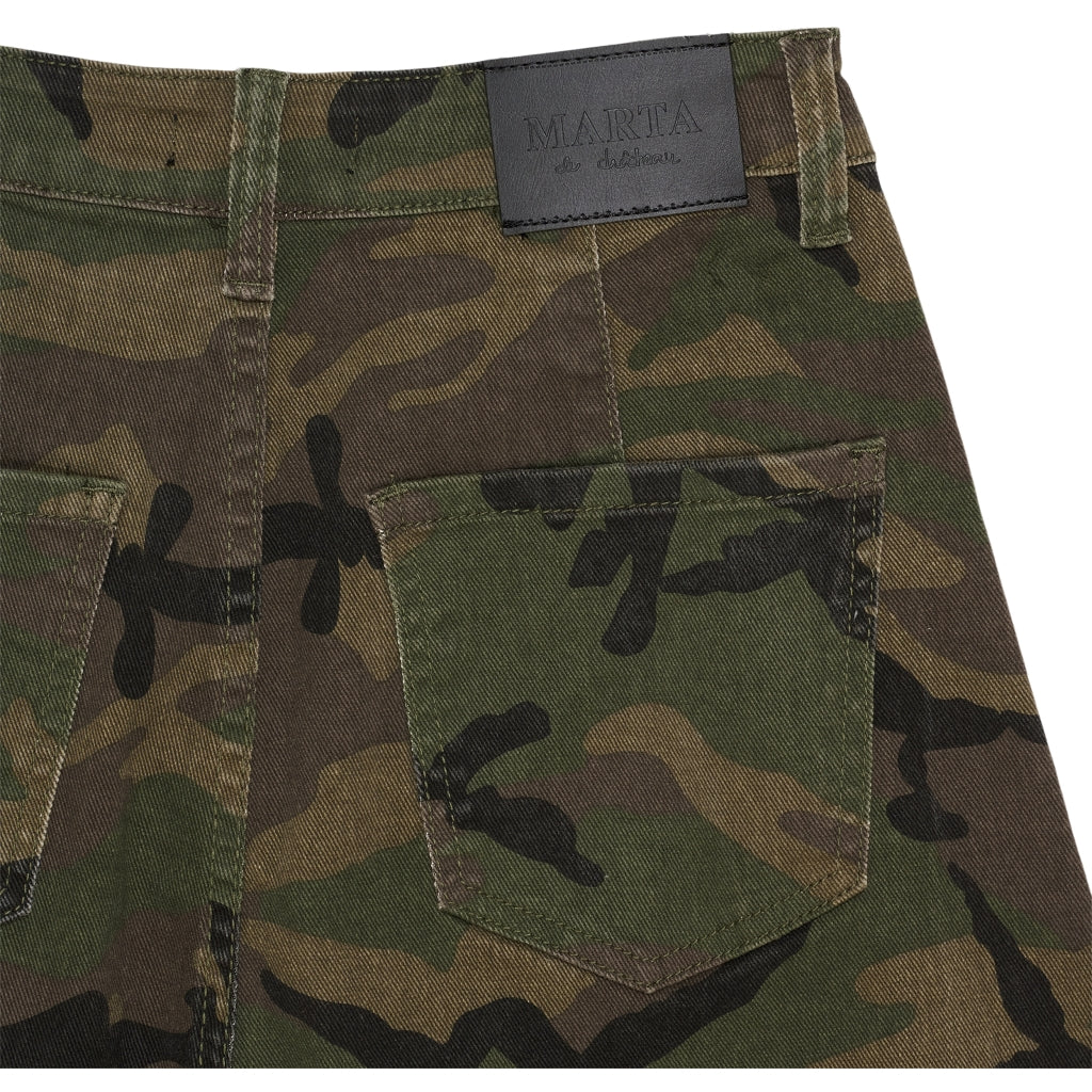 MARTA DU CHATEAU Marta du Chateau dam byxor MdcParis MDC232-JP9305 Jeans Camo