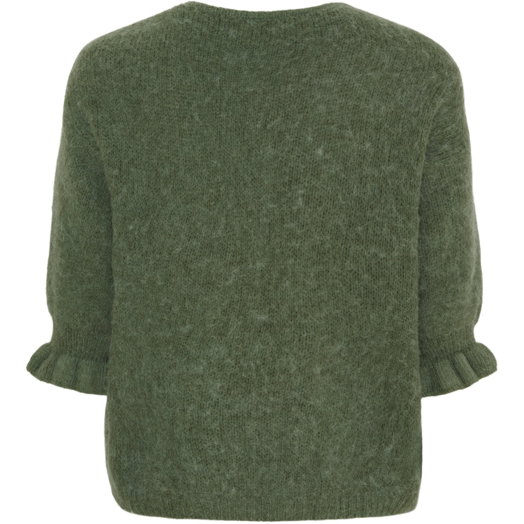 MARTA DU CHATEAU Marta du Chateau dam cardigan MdcJuliana 2413 Cardigan Army9436