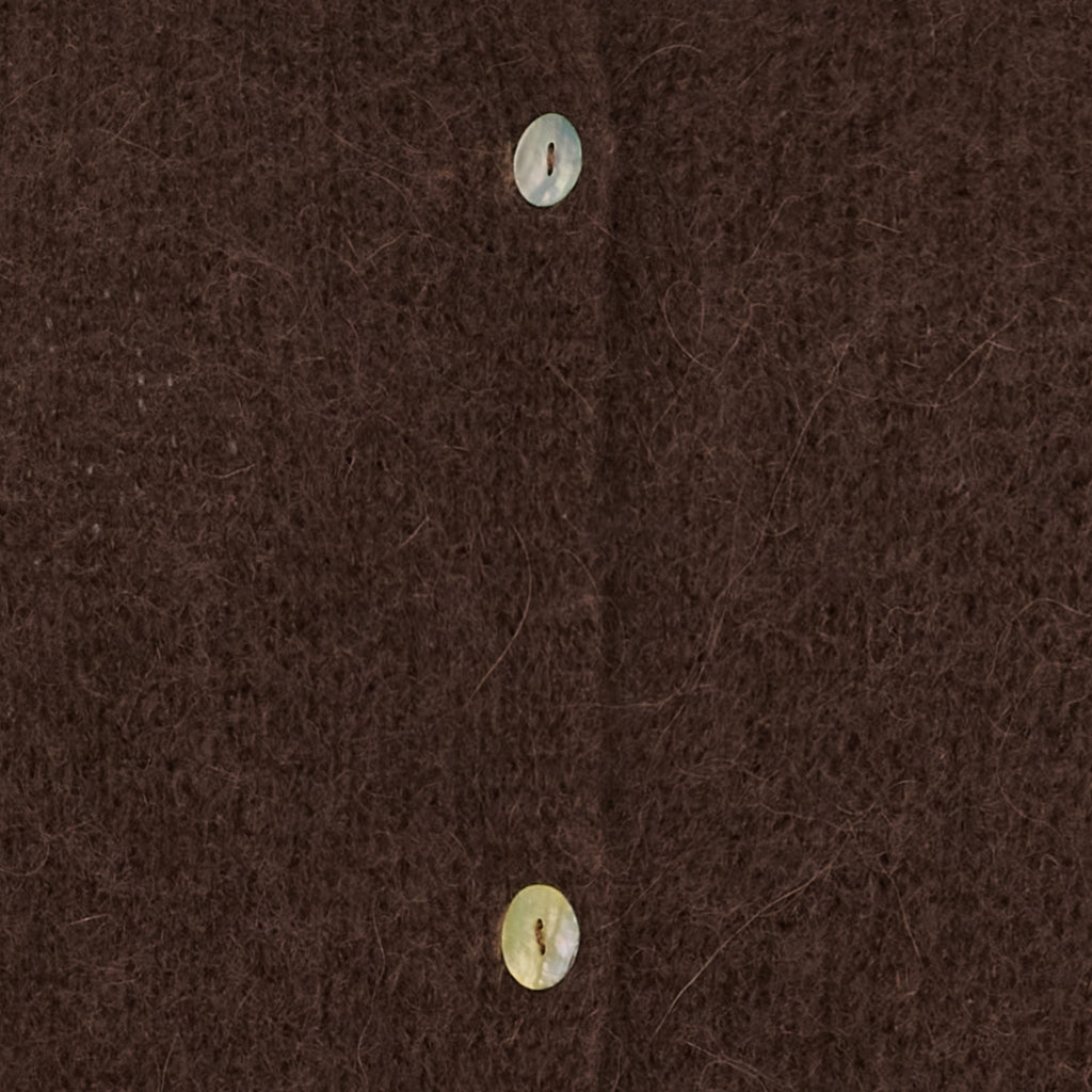 MARTA DU CHATEAU Marta du Chateau dam cardigan MdcJuliana 2413 Cardigan Brown2984