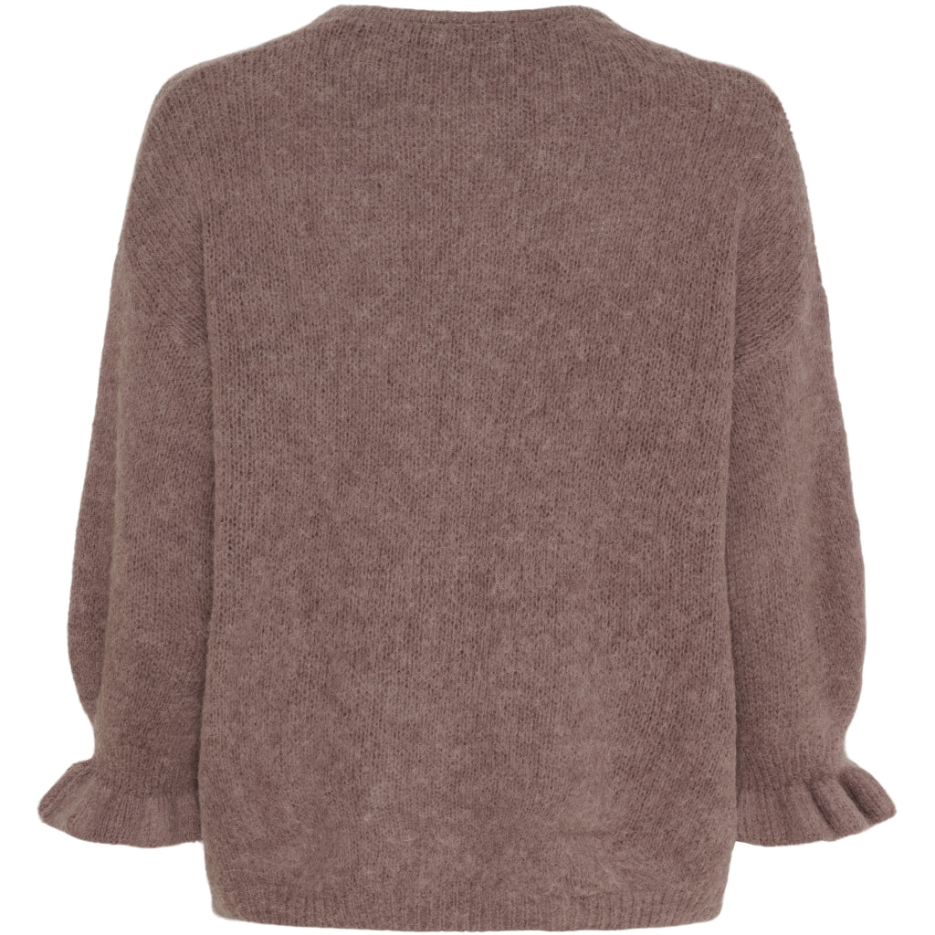 MARTA DU CHATEAU Marta du Chateau dam cardigan MdcJuliana 2413 Cardigan Fango-