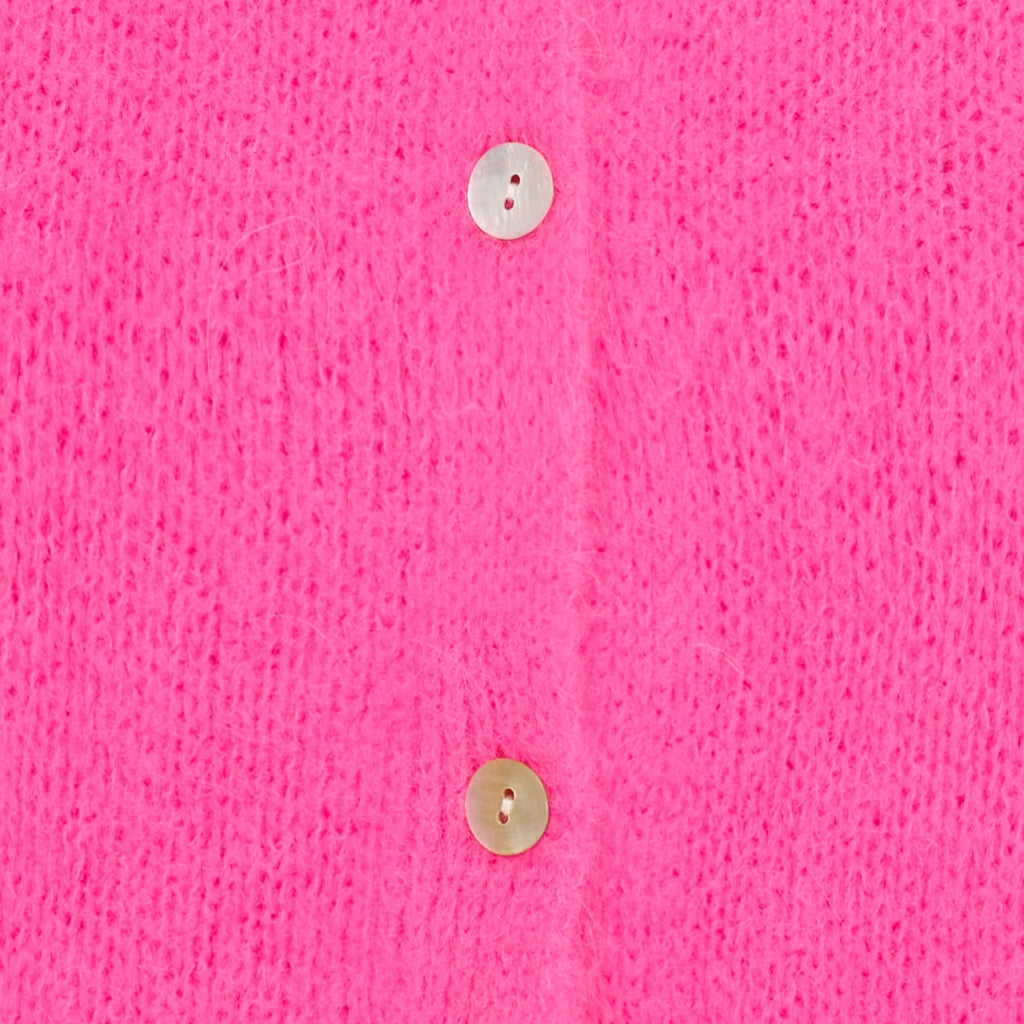 MARTA DU CHATEAU Marta du Chateau dam cardigan MdcJuliana 2413 Cardigan Fuxia Fluo