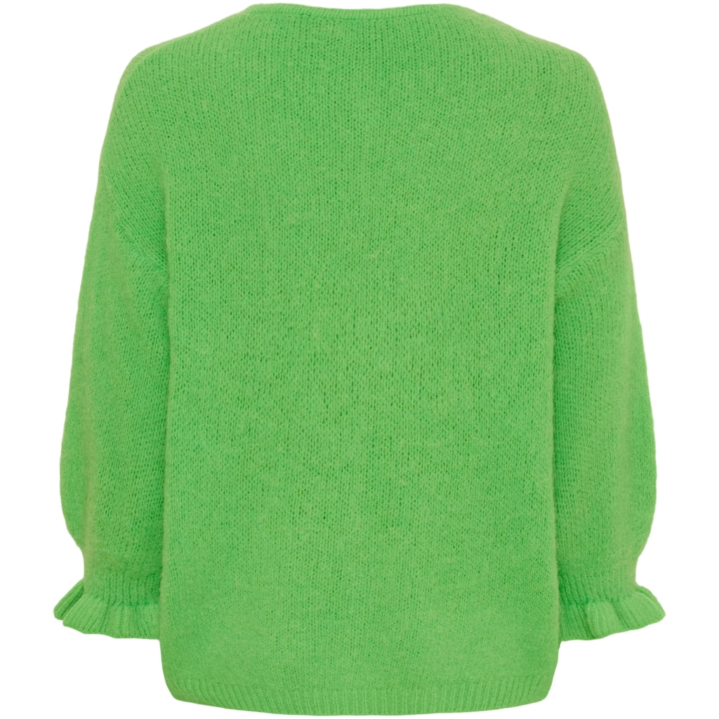 MARTA DU CHATEAU Marta du Chateau dam cardigan MdcJuliana 2413 Cardigan Green Fluo