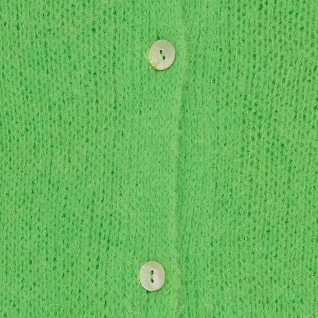 MARTA DU CHATEAU Marta du Chateau dam cardigan MdcJuliana 2413 Cardigan Green Fluo