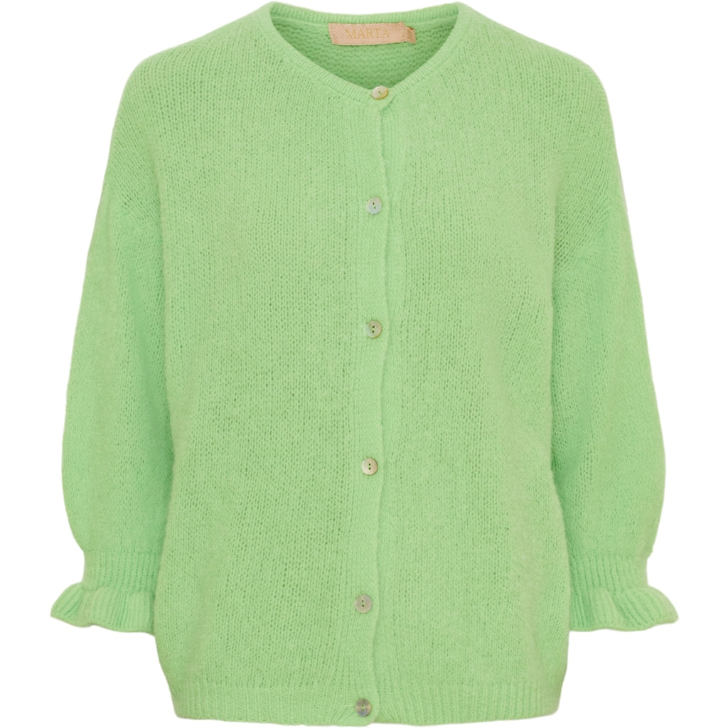 MARTA DU CHATEAU Marta du Chateau dam cardigan MdcJuliana 2413 Cardigan LightGreen14474