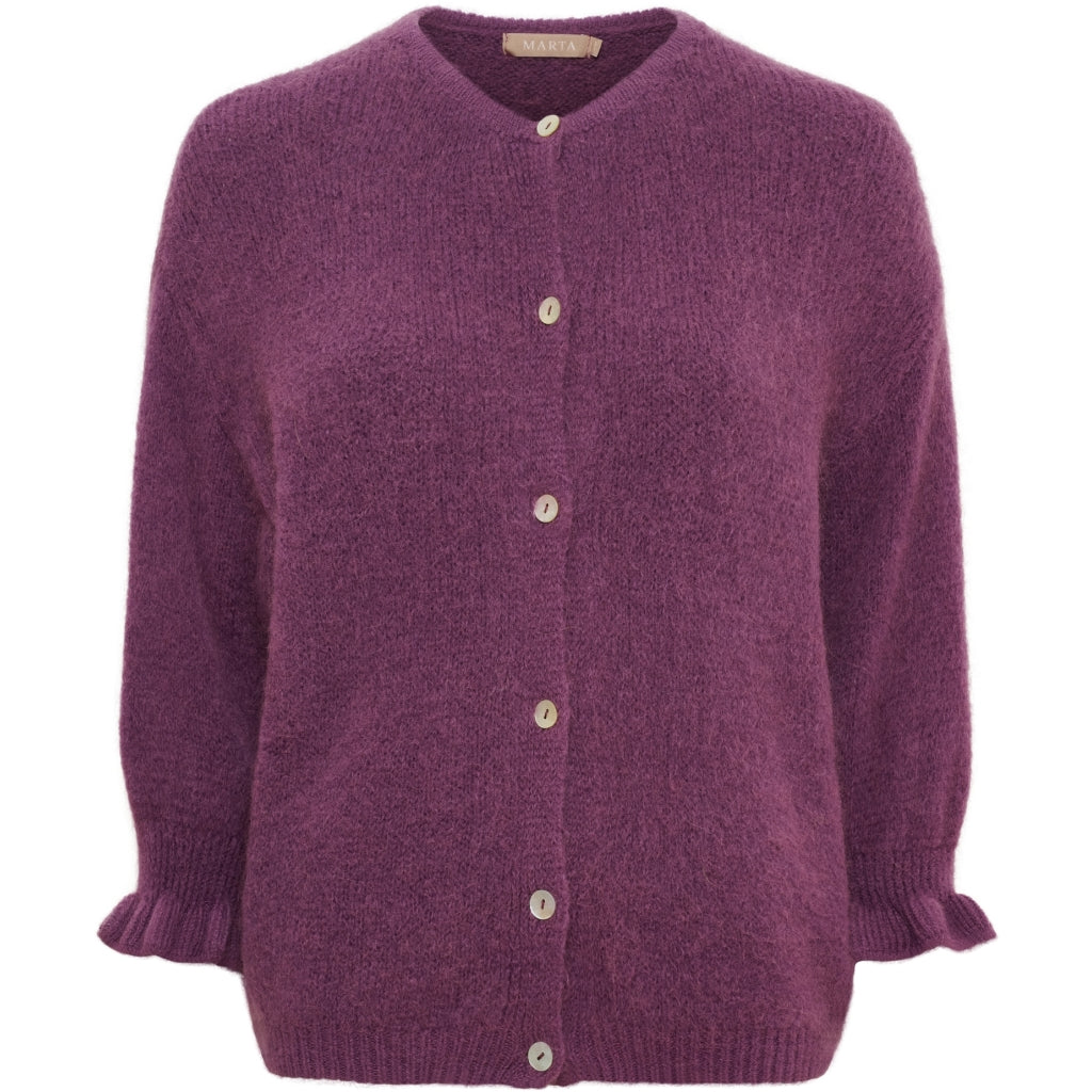 MARTA DU CHATEAU Marta du Chateau dam cardigan MdcJuliana 2413 Cardigan LightPurple5060
