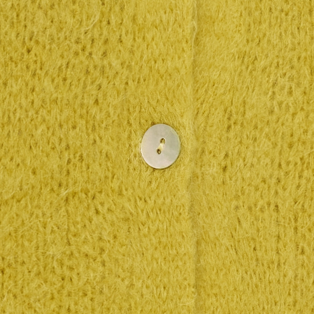 MARTA DU CHATEAU Marta du Chateau dam cardigan MdcJuliana 2413 Cardigan Mustard8440