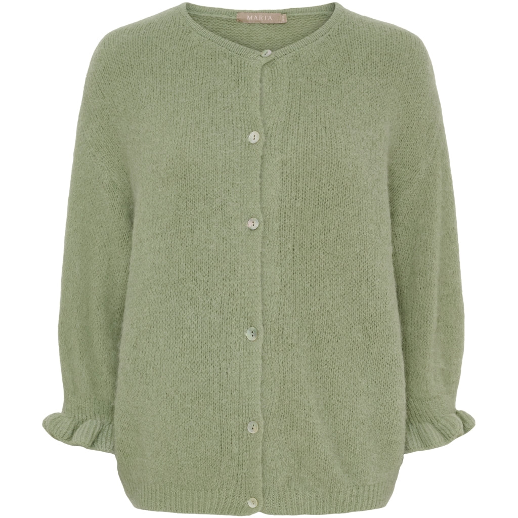 MARTA DU CHATEAU Marta du Chateau dam cardigan MdcJuliana 2413 Cardigan Salvia1178