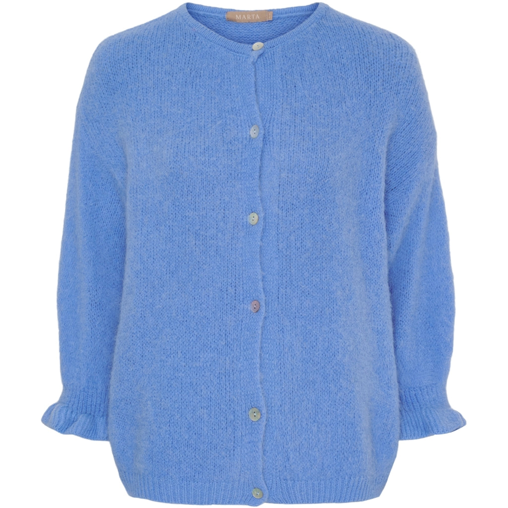 MARTA DU CHATEAU Marta du Chateau dam cardigan MdcJuliana 2413 Cardigan StrongCeleste2027