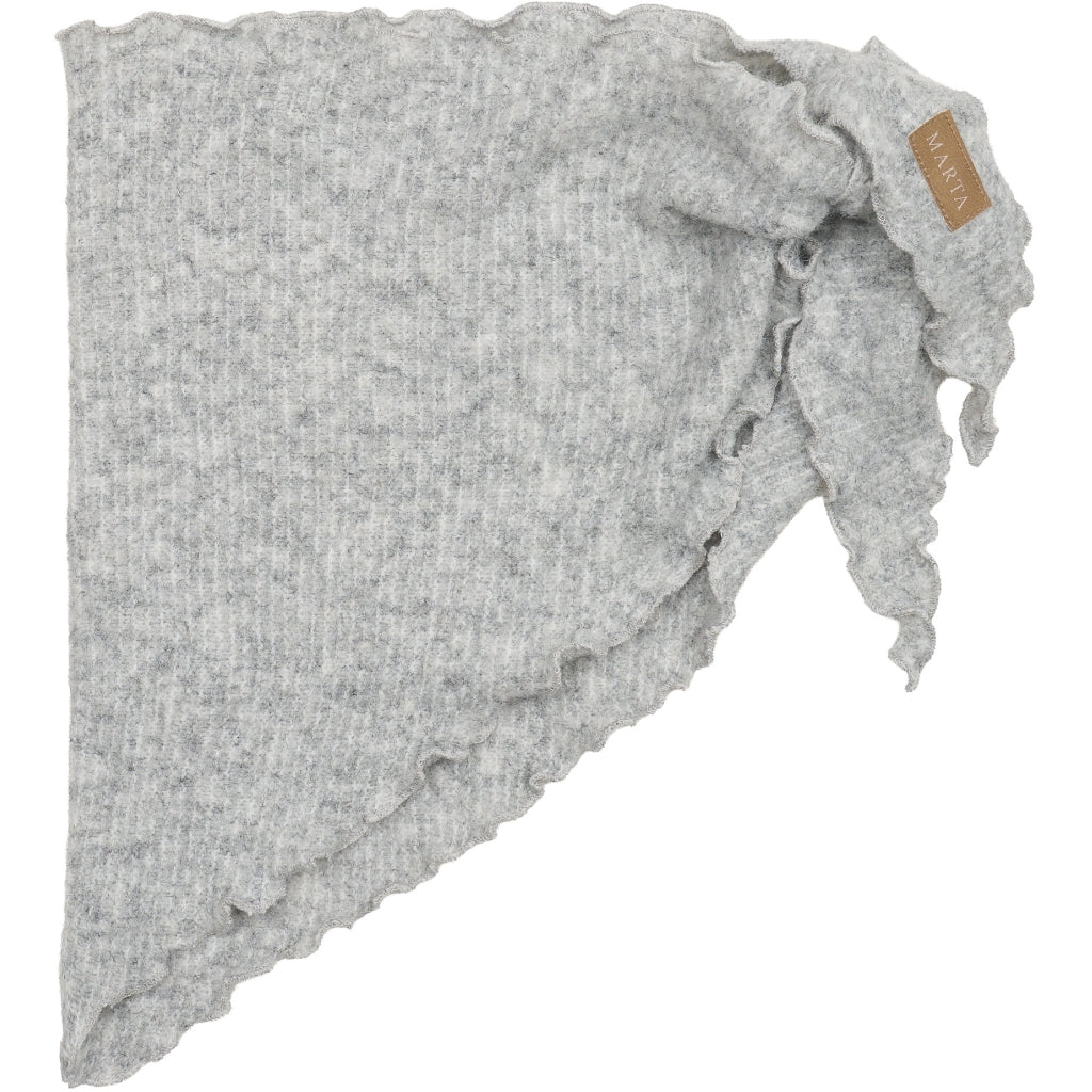 MARTA DU CHATEAU Marta du Chateau dam halsduk MdcAgnete 172-1100 Scarf Light Grey