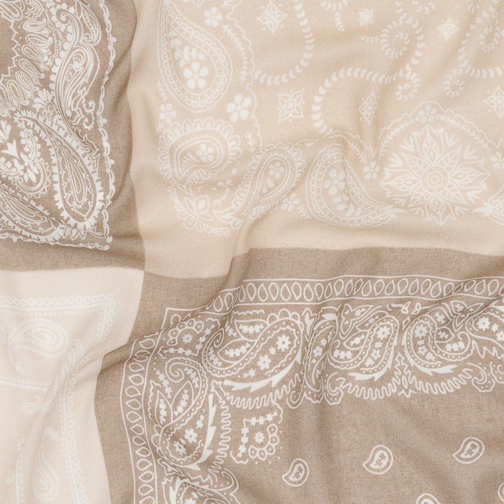 MARTA DU CHATEAU Marta du Chateau dam halsduk MdcBelle FA37263 Scarf Beige/Taupe