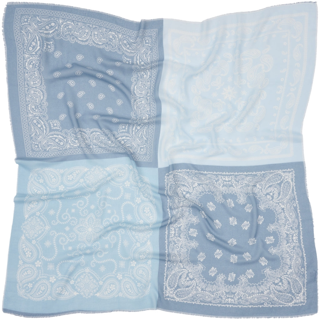 MARTA DU CHATEAU Marta du Chateau dam halsduk MdcBelle FA37263 Scarf Light Blue/Jeans