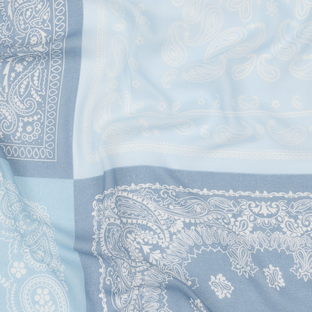 MARTA DU CHATEAU Marta du Chateau dam halsduk MdcBelle FA37263 Scarf Light Blue/Jeans