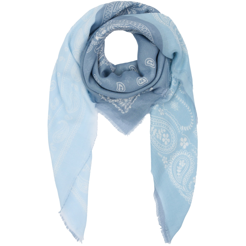 MARTA DU CHATEAU Marta du Chateau dam halsduk MdcBelle FA37263 Scarf Light Blue/Jeans