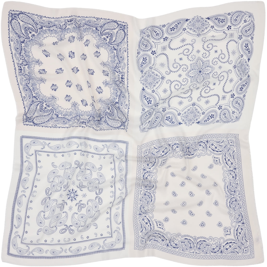 MARTA DU CHATEAU Marta du Chateau dam halsduk MdcBelle FA37263 Scarf White/Navy