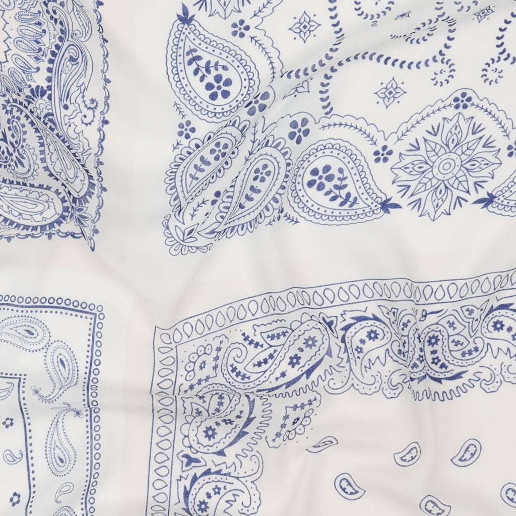 MARTA DU CHATEAU Marta du Chateau dam halsduk MdcBelle FA37263 Scarf White/Navy