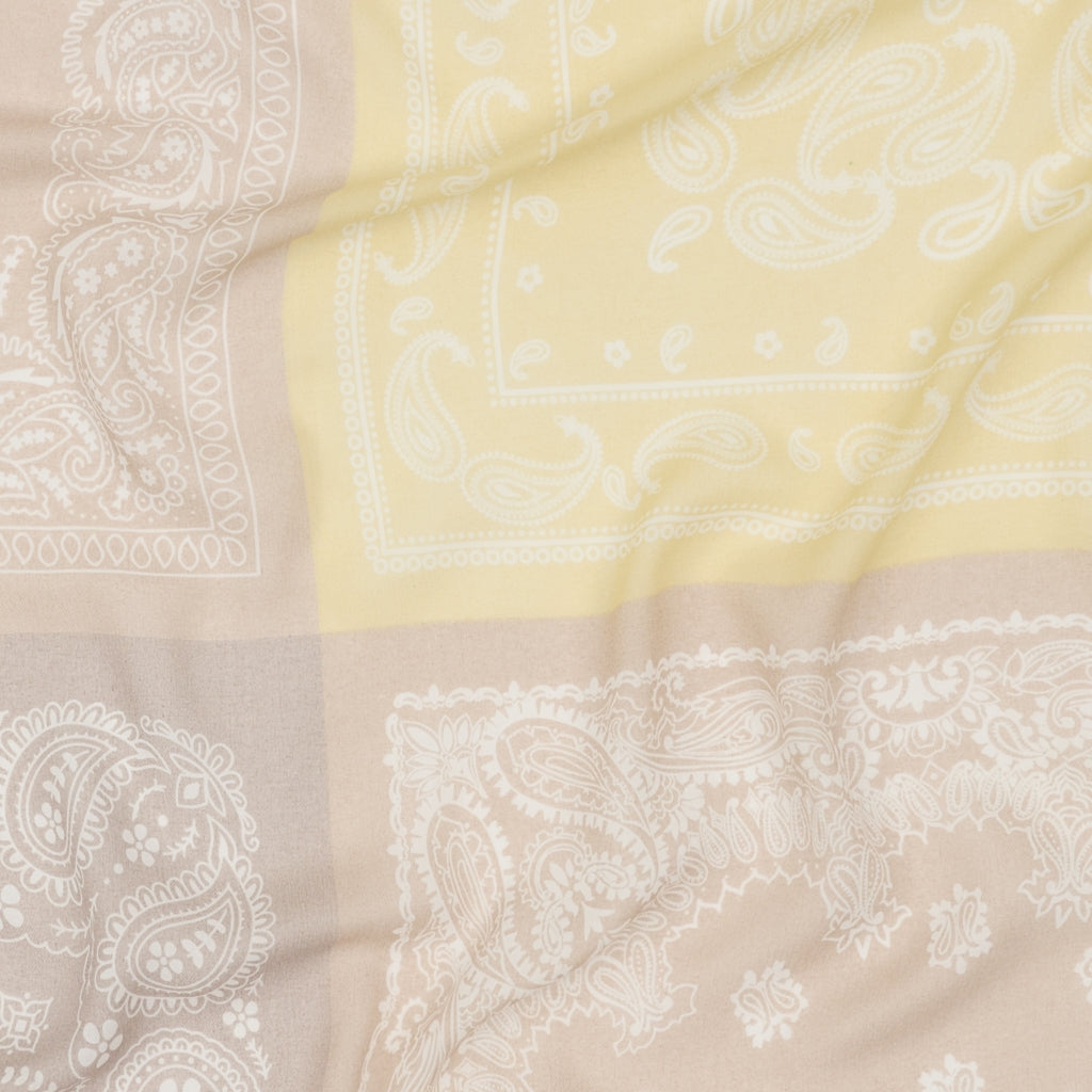MARTA DU CHATEAU Marta du Chateau dam halsduk MdcBelle FA37263 Scarf Yellow/Beige
