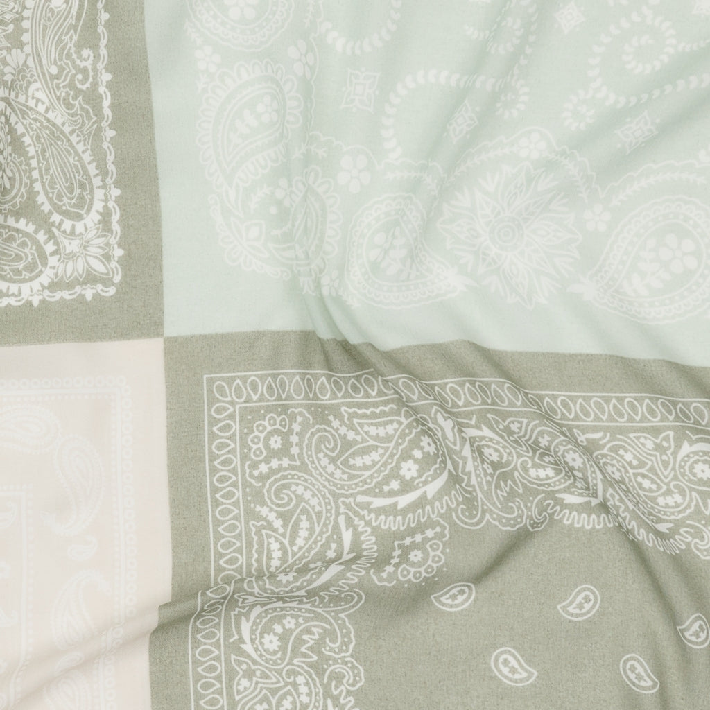 MARTA DU CHATEAU Marta du Chateau dam halsduk MdcBelle FA37263 Scarf beige/green