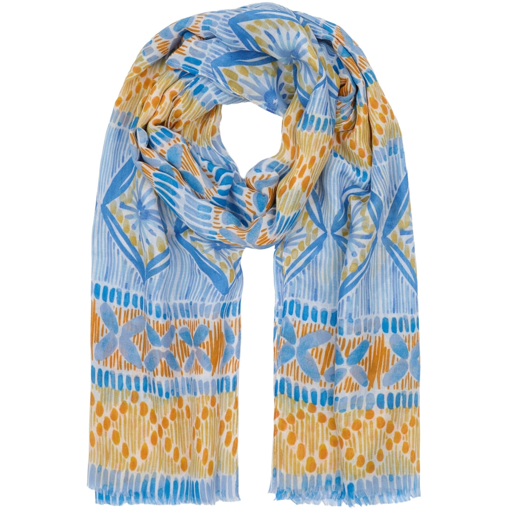 MARTA DU CHATEAU Marta du Chateau dam halsduk MdcEmila FA60198 Scarf Blue