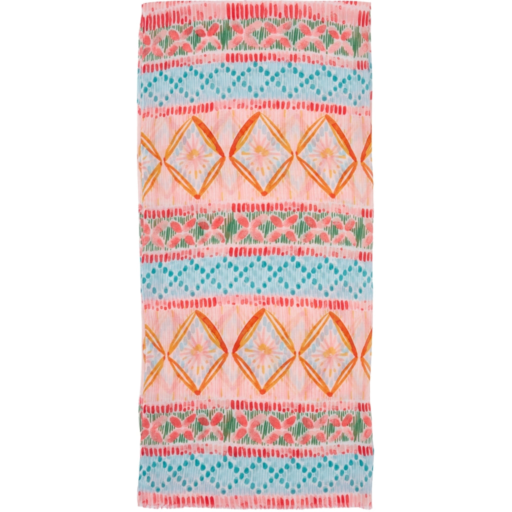 MARTA DU CHATEAU Marta du Chateau dam halsduk MdcEmila FA60198 Scarf Orange/Green
