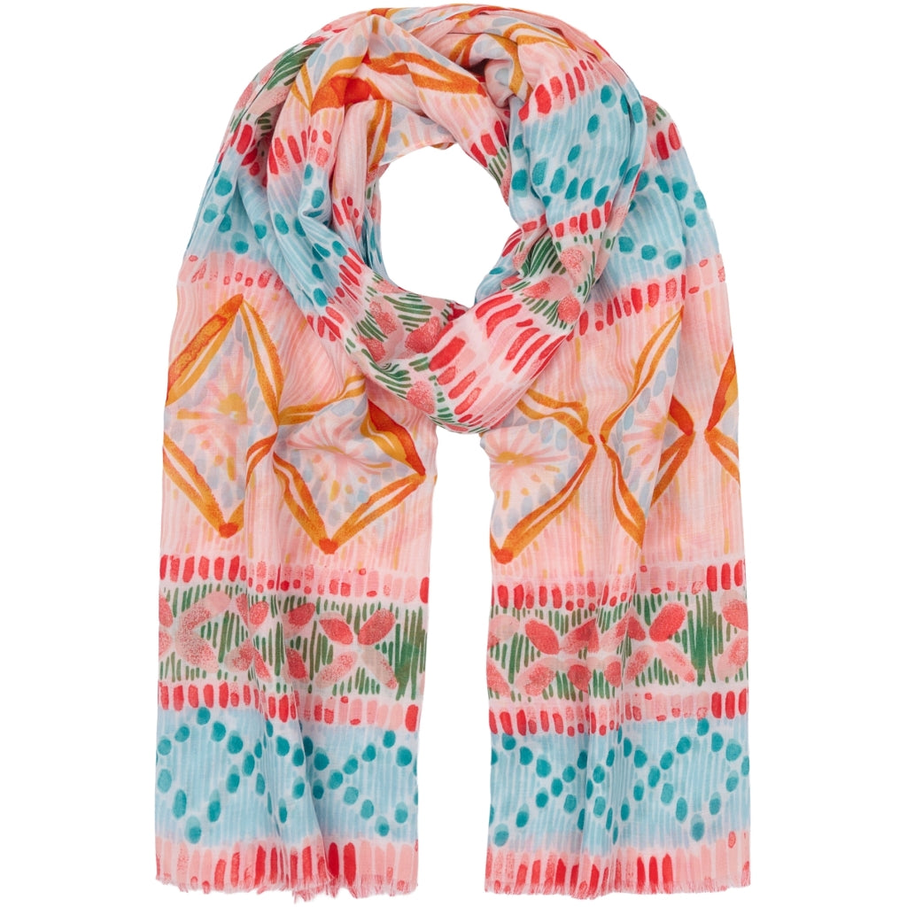 MARTA DU CHATEAU Marta du Chateau dam halsduk MdcEmila FA60198 Scarf Orange/Green
