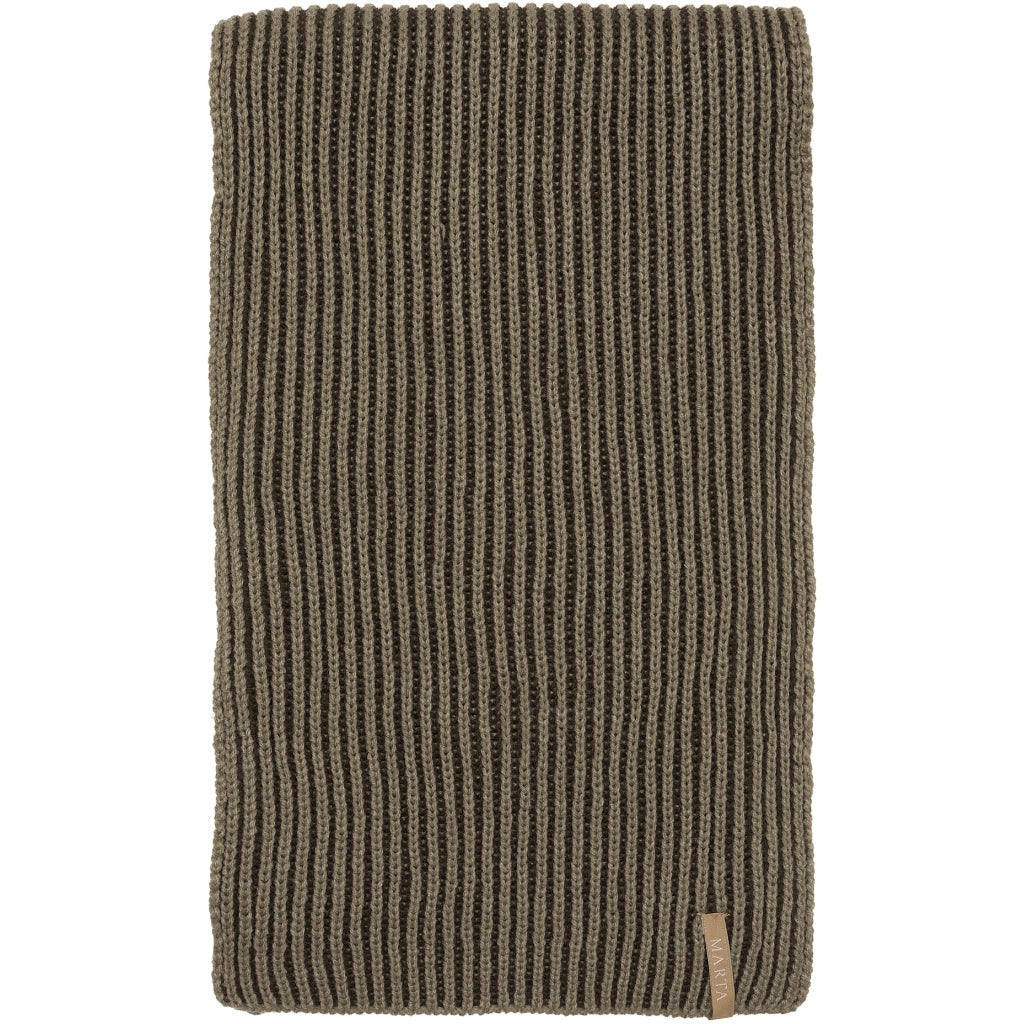 MARTA DU CHATEAU Marta du Chateau dam halsduk MdcGina T1272 Scarf Fango/Brown