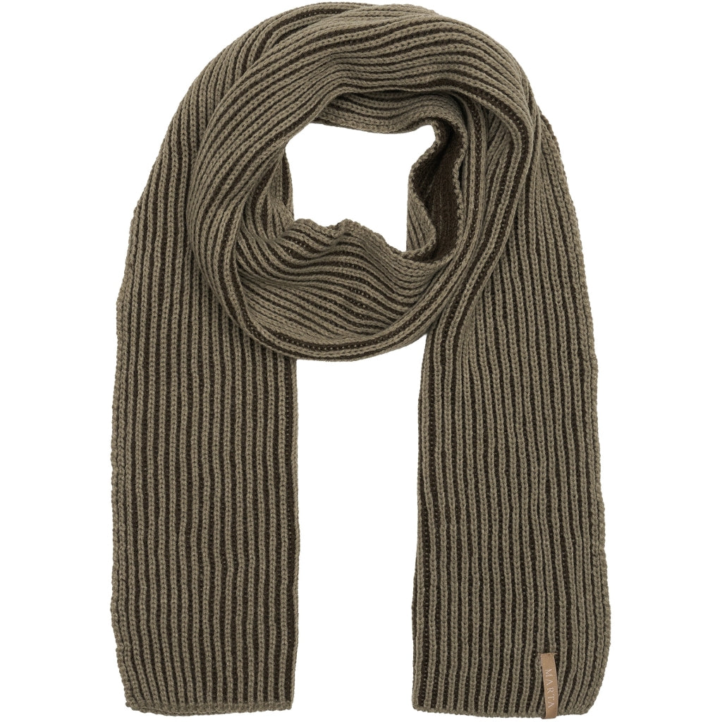 MARTA DU CHATEAU Marta du Chateau dam halsduk MdcGina T1272 Scarf Fango/Brown