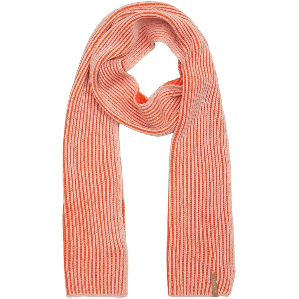 MARTA DU CHATEAU Marta du Chateau dam halsduk MdcGina T1272 Scarf Rose/Orange