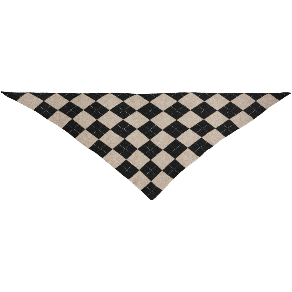 MARTA DU CHATEAU Marta du Chateau dam halsduk MdcGretzel BA-3446 Scarf Black/Taupe