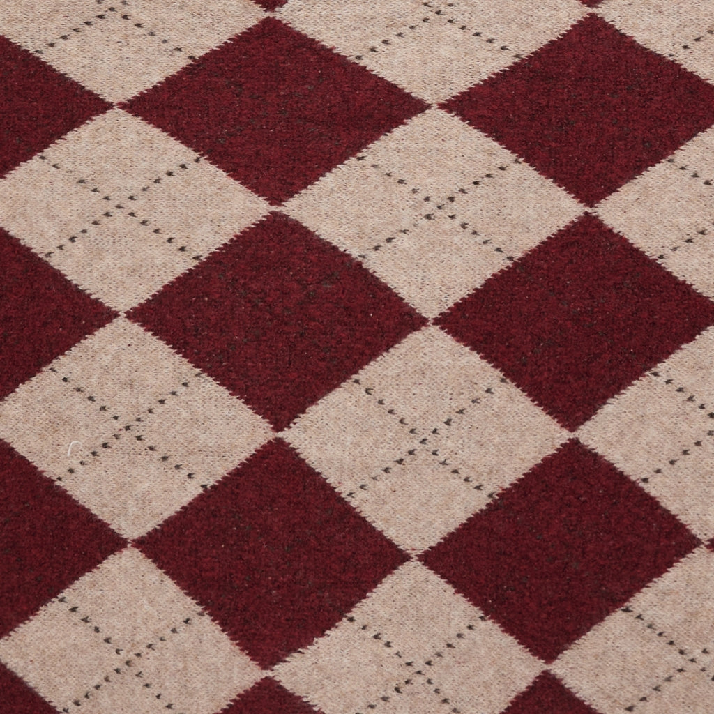 MARTA DU CHATEAU Marta du Chateau dam halsduk MdcGretzel BA-3446 Scarf Burgundy/Taupe