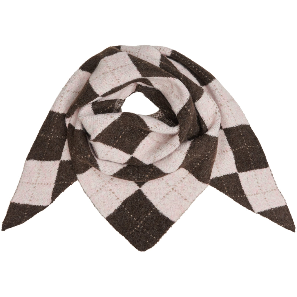 MARTA DU CHATEAU Marta du Chateau dam halsduk MdcGretzel BA-3446 Scarf Coffee/Pink