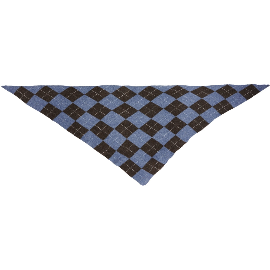 MARTA DU CHATEAU Marta du Chateau dam halsduk MdcGretzel BA-3446 Scarf Jeans Blue/Coffee