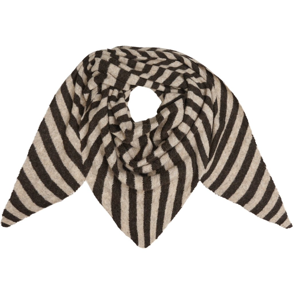 MARTA DU CHATEAU Marta du Chateau dam halsduk MdcKitte BA-4082 Scarf Coffee/Taupe