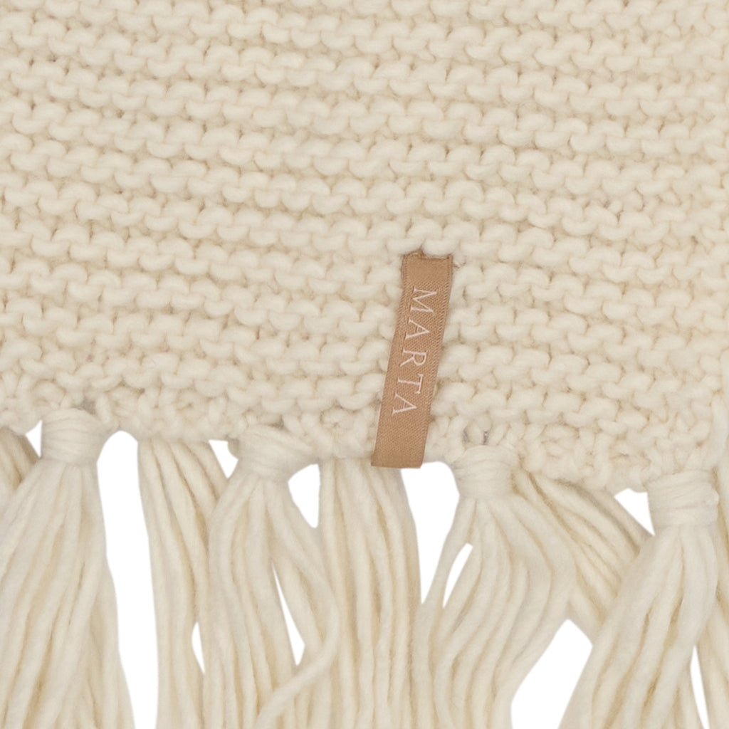 MARTA DU CHATEAU Marta du Chateau dam halsduk MdcMilena 172-1002 Scarf Off White