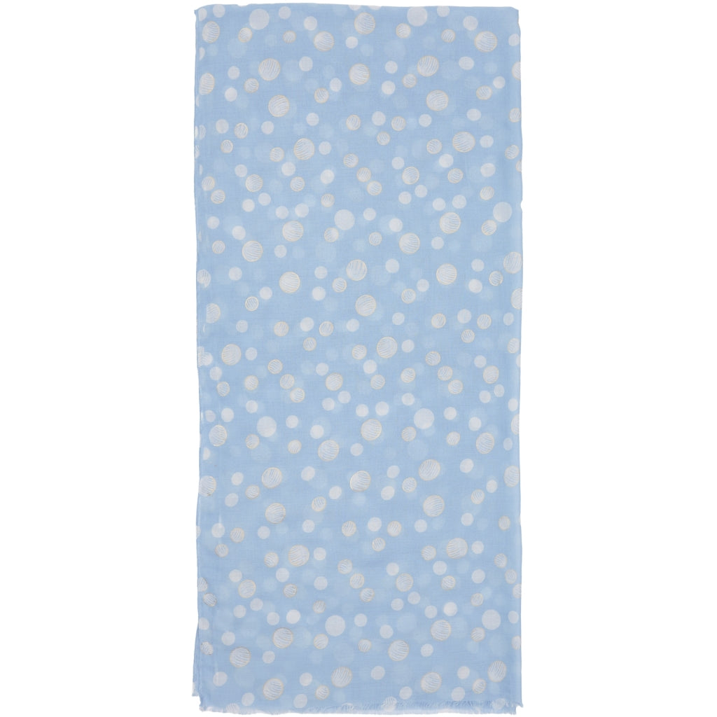MARTA DU CHATEAU Marta du Chateau dam halsduk MdcNimma FA37238 Scarf Blue