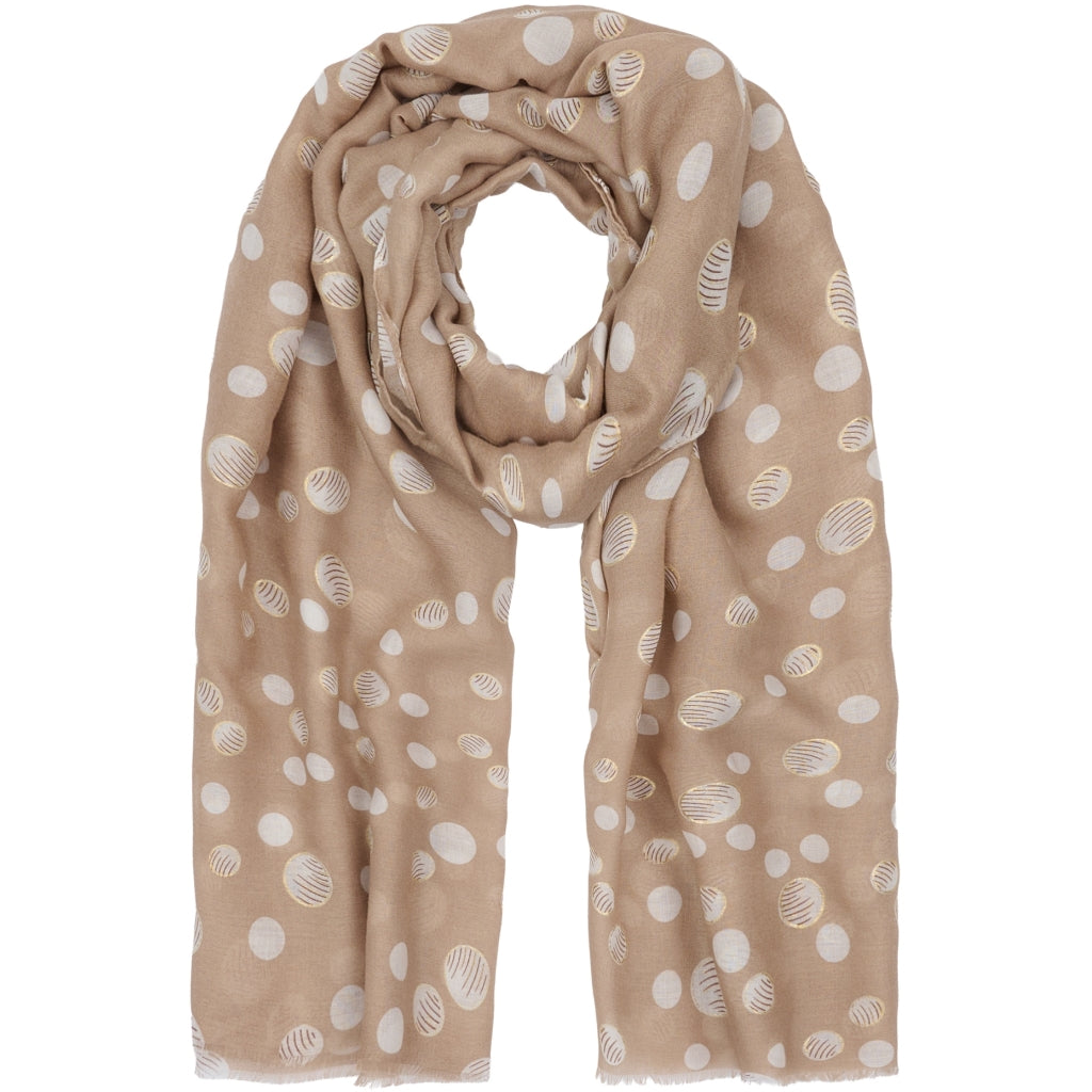 MARTA DU CHATEAU Marta du Chateau dam halsduk MdcNimma FA37238 Scarf Light Coffee