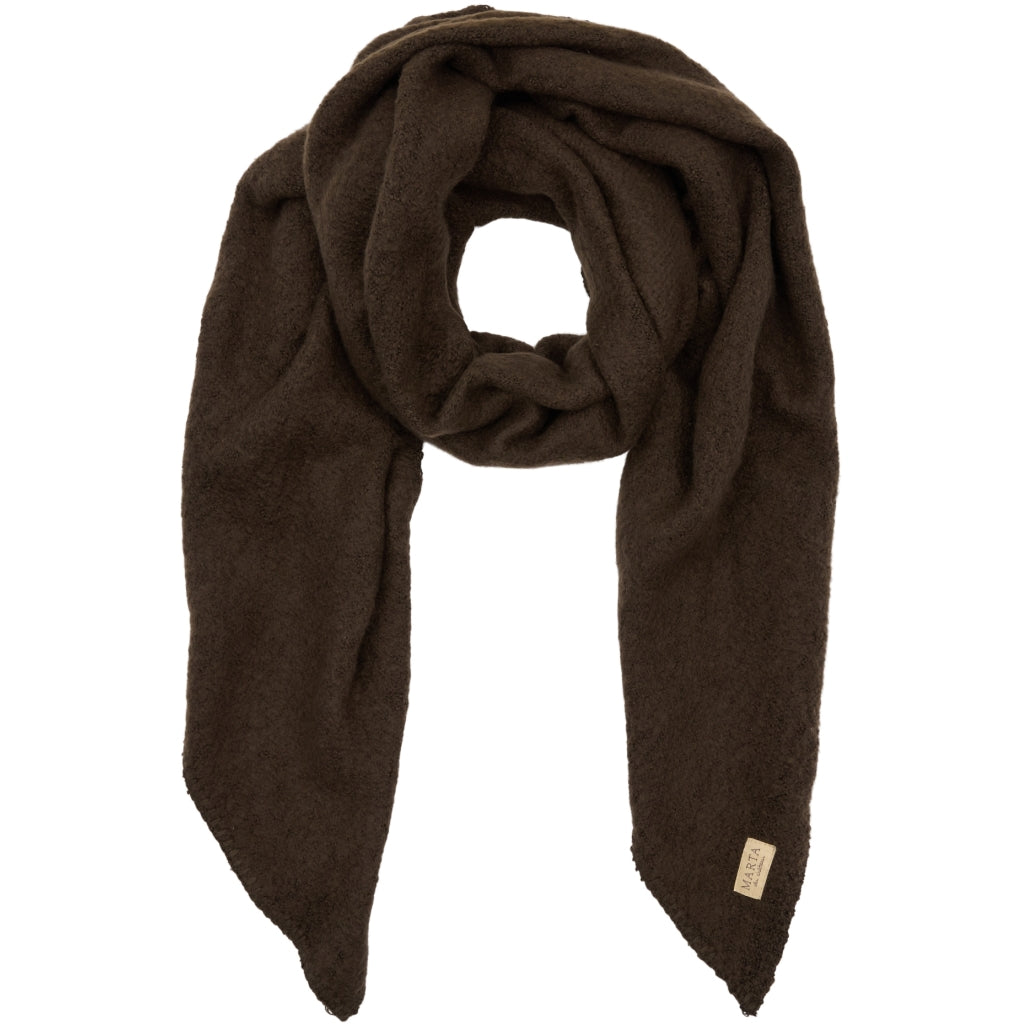 MARTA DU CHATEAU Marta du Chateau dam halsduk MdcSunny 194007 Scarf Brown