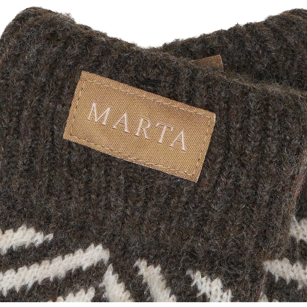 MARTA DU CHATEAU Marta du Chateau dam handskar MdcAyana T1208 Gloves Brown/beige