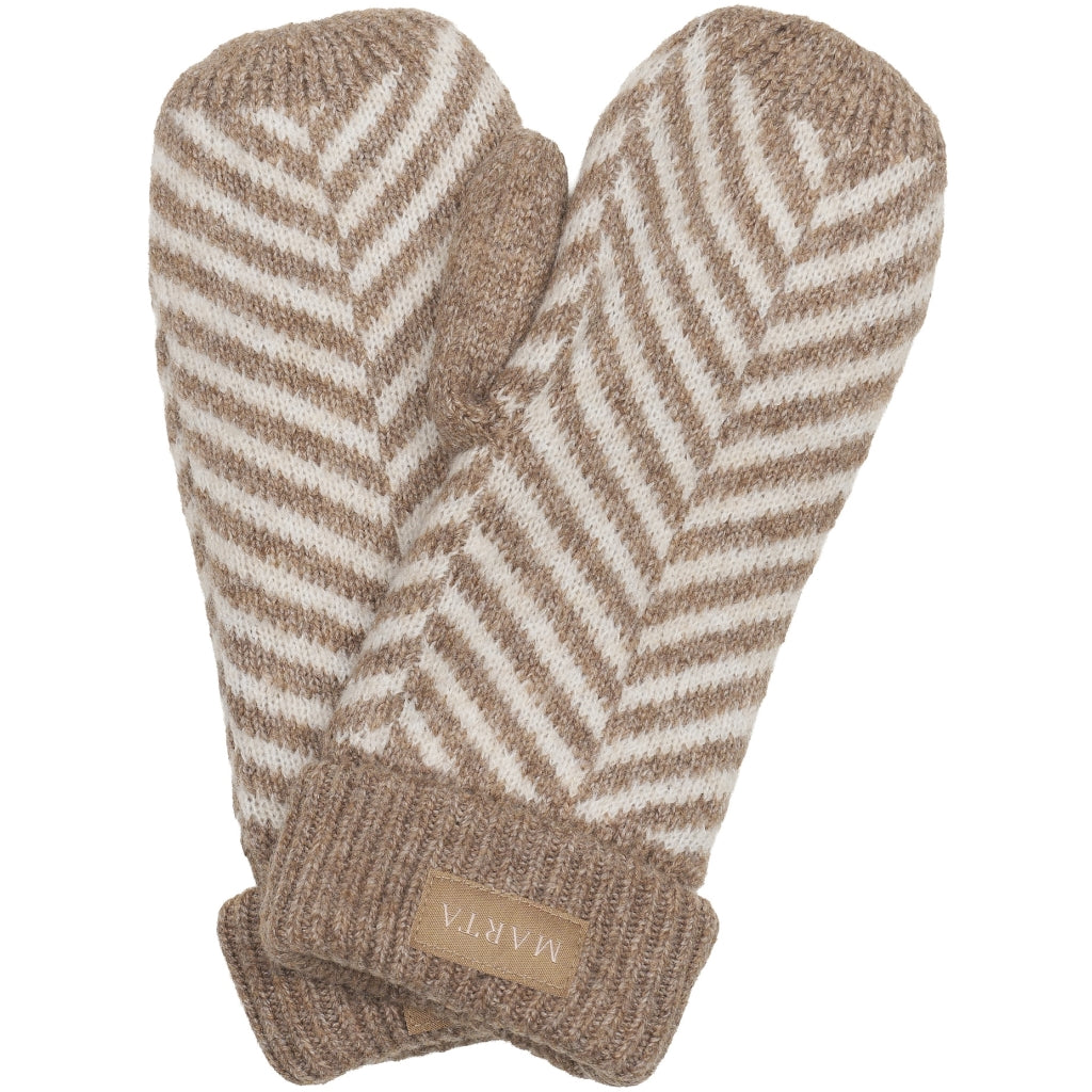 MARTA DU CHATEAU Marta du Chateau dam handskar MdcAyana T1208 Gloves Fango/Offwhite