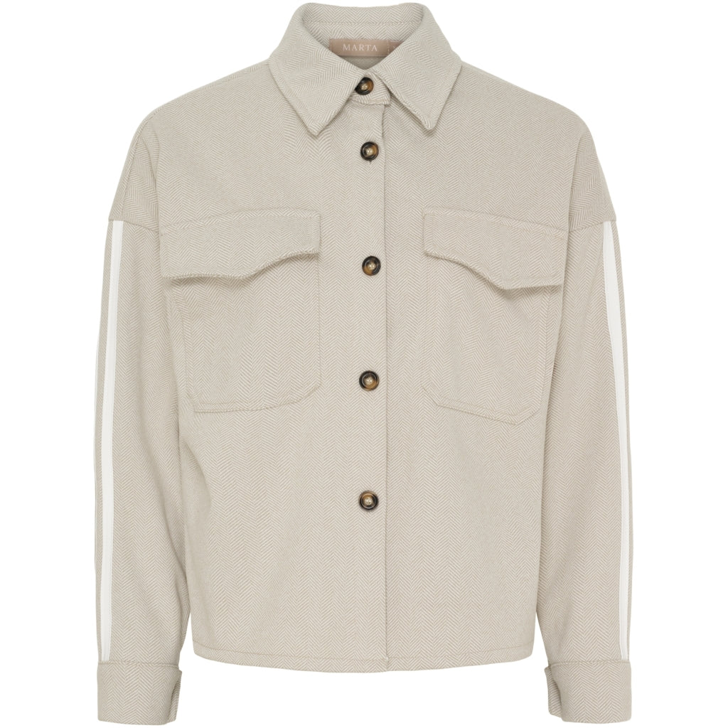 MARTA DU CHATEAU Marta du Chateau dam jacka MdcAvalon 258918PM Shirt Beige1