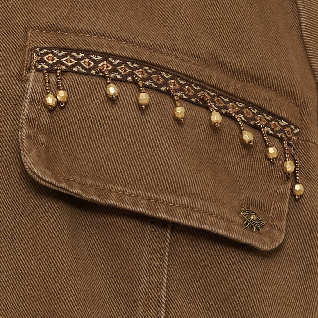 MARTA DU CHATEAU Marta du Chateau dam jacka MdcAviana SW3187 Jacket Camello
