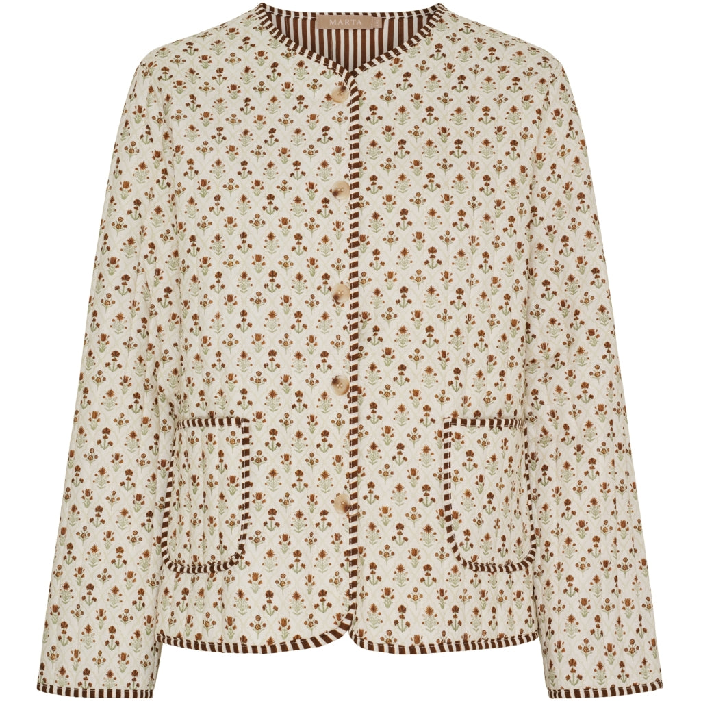 MARTA DU CHATEAU Marta du Chateau dam jacka MdcAvril 86567 Jacket BrownAB241V