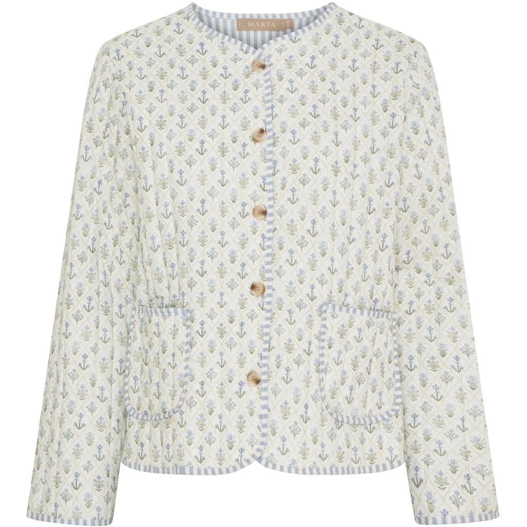 MARTA DU CHATEAU Marta du Chateau dam jacka MdcAvril 86567 Jacket LightBlueAB241V