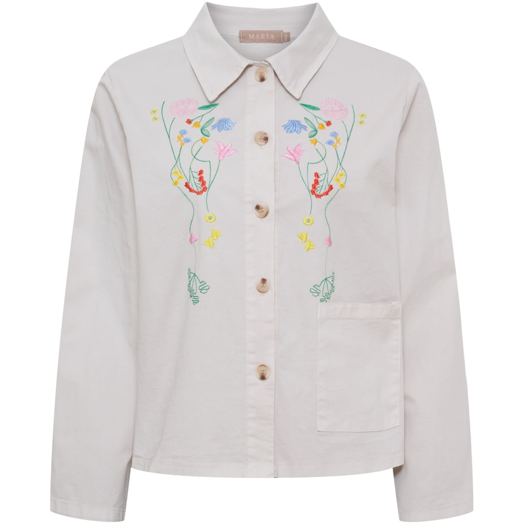 MARTA DU CHATEAU Marta du Chateau dam jacka MdcJewel 268399 Jacket Sabbia4155